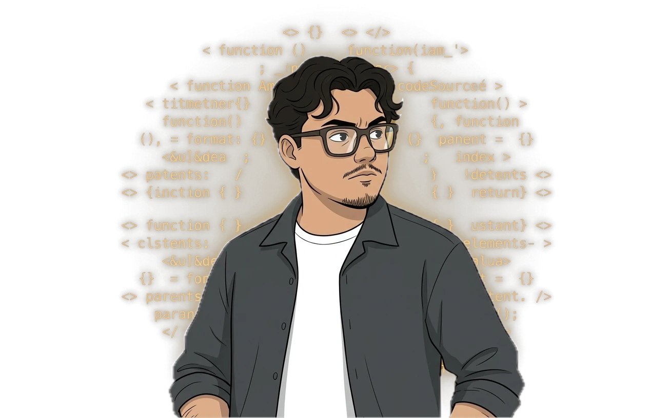 Illustration d'Adrien, développeur web freelance