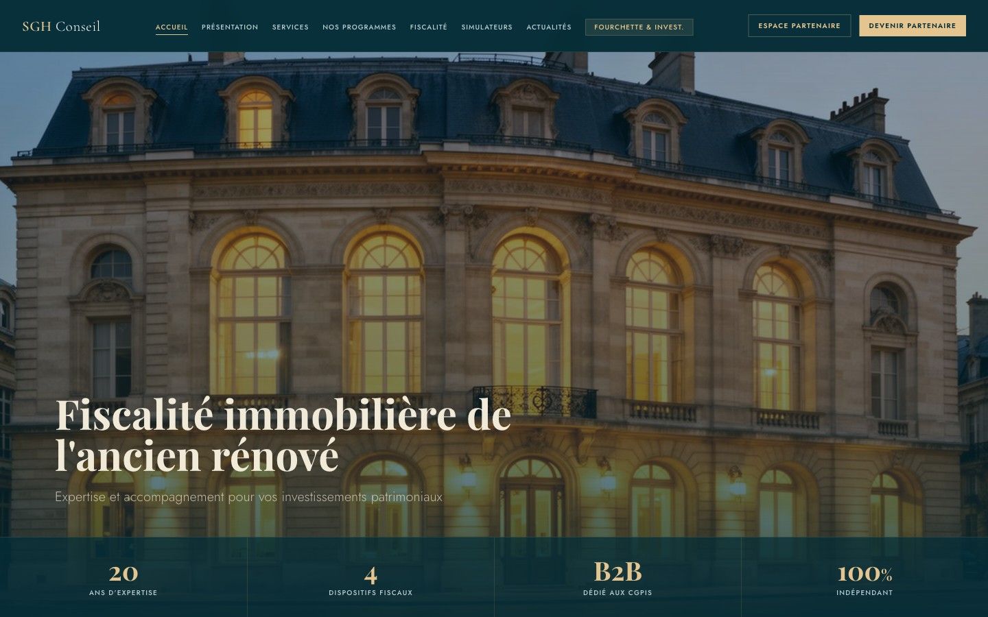 Aperçu de SGH Conseil